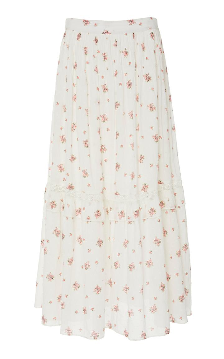 Loveshackfancy Iman Cotton Skirt