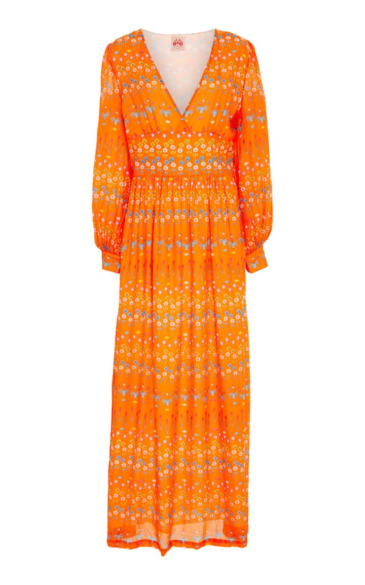 Le Sirenuse Positano Alessandra Floral Maxi Dress