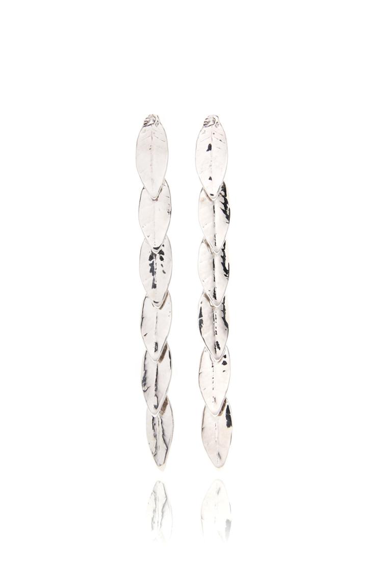Caroline Constas Single Row Leaf Earring