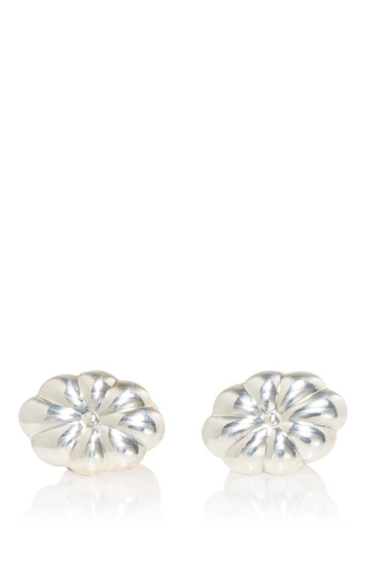 Buccellati Sterling Silver Cabochon Cufflinks
