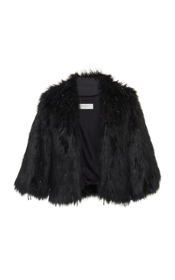 Marei 1998 Winterberry Eco Fur Bolero