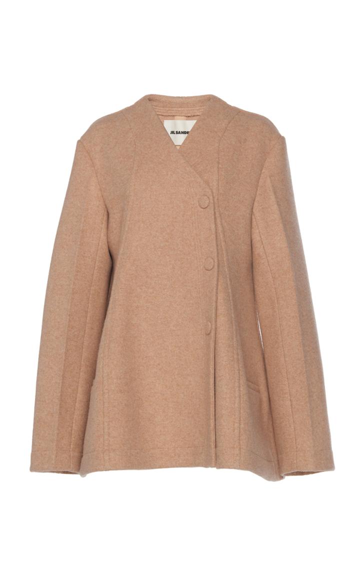 Jil Sander Wool Side Button Jacket