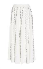 Derek Lam Contrast Ruffle Skirt