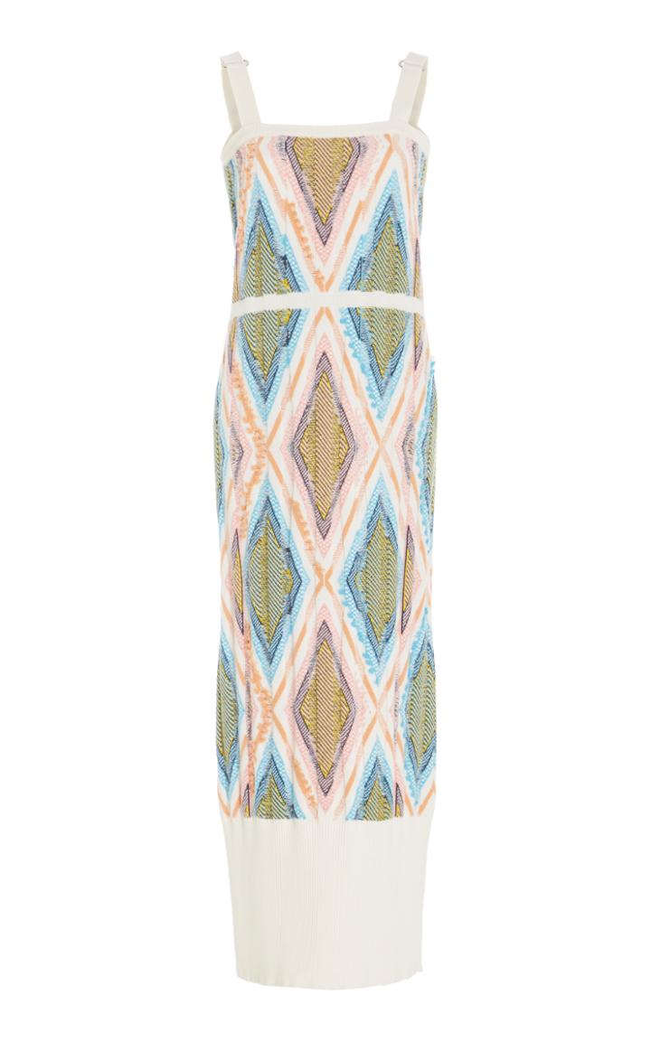 Barrie Patterned Cashmere Dress