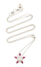 Melis Goral Mars 18k Gold, Diamond And Ruby Necklace