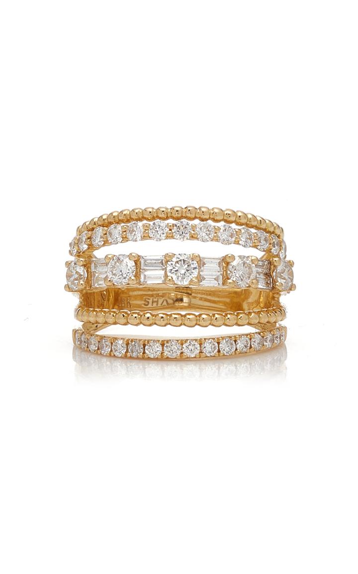 Shay 5 Row Mixed Diamond Ring