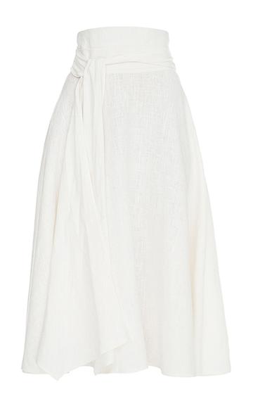 Flow The Label Linen Midi Skirt