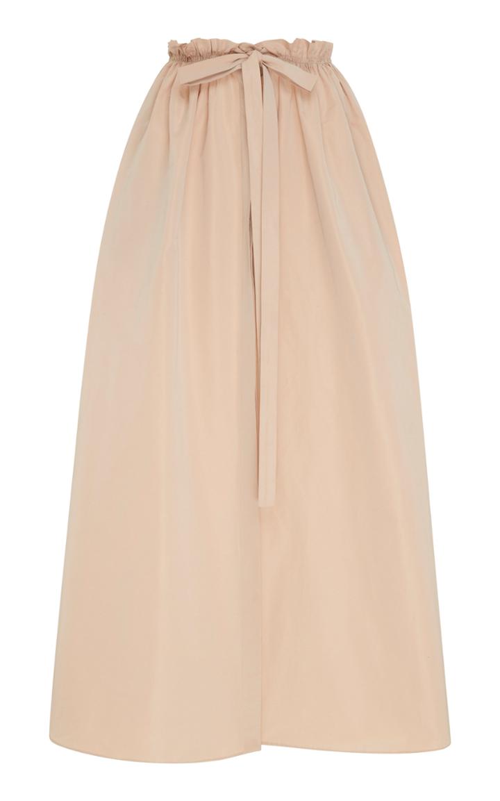 Givenchy Pleated Cotton-blend Maxi Skirt