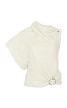 Moda Operandi 3.1 Phillip Lim Asymmetrical Leather Top Size: 0
