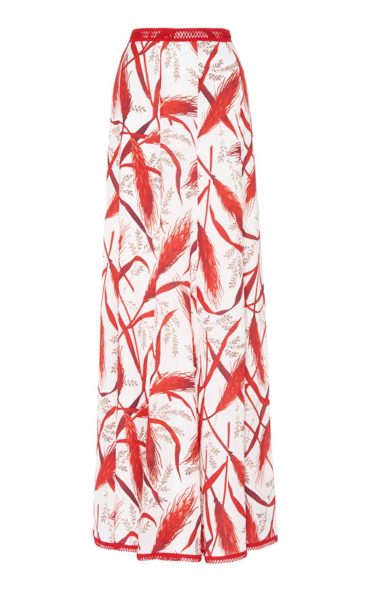 Andrew Gn Printed Maxi Skirt