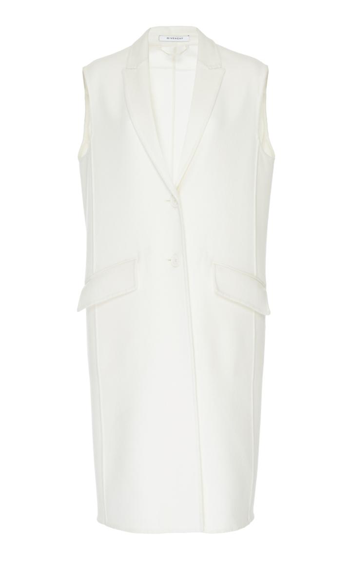 Givenchy Sleeveless Cashmere Coat