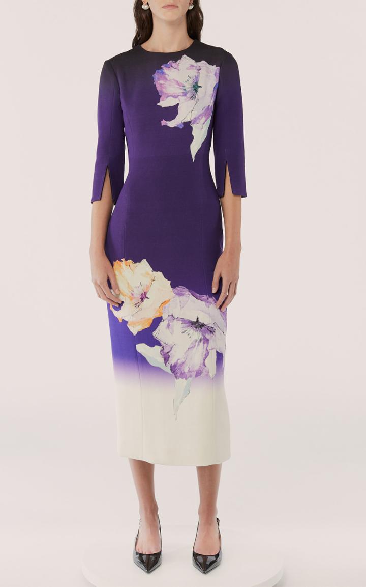 Moda Operandi Jason Wu Collection Floral-print Crepe Midi Dress