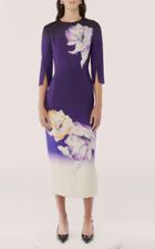 Moda Operandi Jason Wu Collection Floral-print Crepe Midi Dress