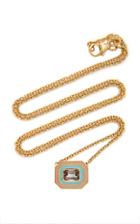 Sig Ward 18k Gold Enamel And Tourmaline Necklace