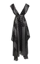 Diane Von Furstenberg Draped V-neck Maxi Dress
