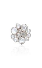 Susan Foster 18k White Gold Diamond Single Stud Earring