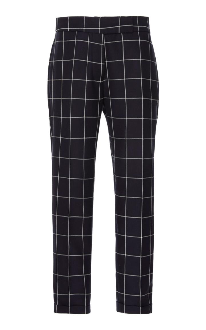 Thom Browne Tailored Cropped Wool Pants