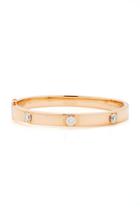 Anita Ko Oval Bracelet With 3 Round Diamonds