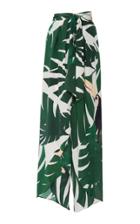 Adriana Degreas Geometric Foliage Pareo Pants