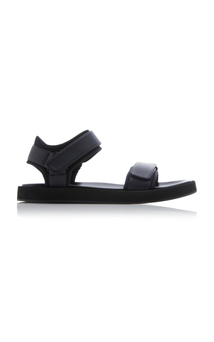 Moda Operandi The Row Hook And Loop Leather Sandals Size: 35