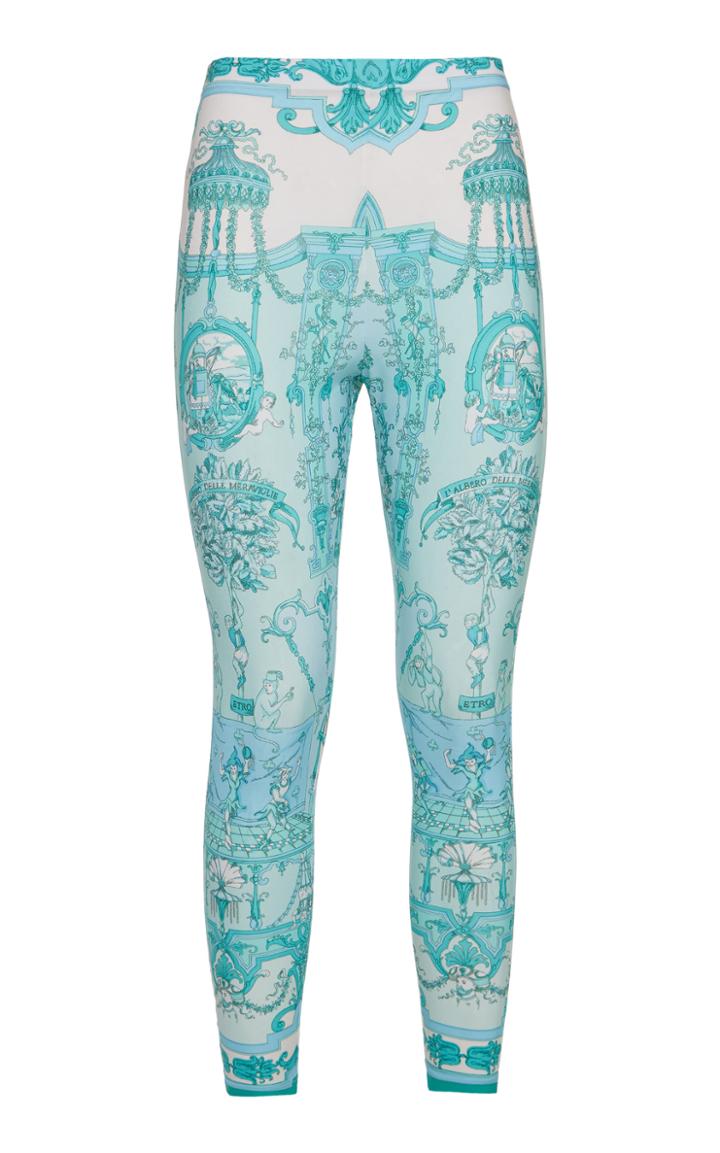 Moda Operandi Etro Printed Jersey High-rise Leggings