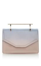 M2malletier Indre Cross Body Bag Pink & Blue Patent