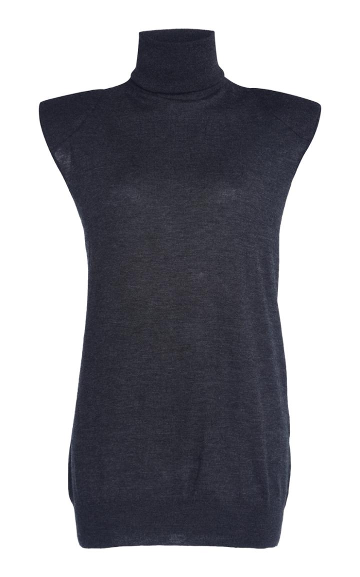 Moda Operandi Loulou Studio Fazziolu Wool-cashmere Sleeveless Turtleneck Sweater
