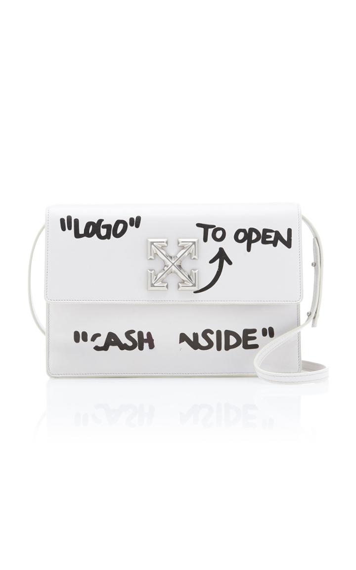 Off-white C/o Virgil Abloh Jitney 1.0 Cash Inside Leather Bag