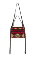 Etro Embroidered Flap Bag With Fringe