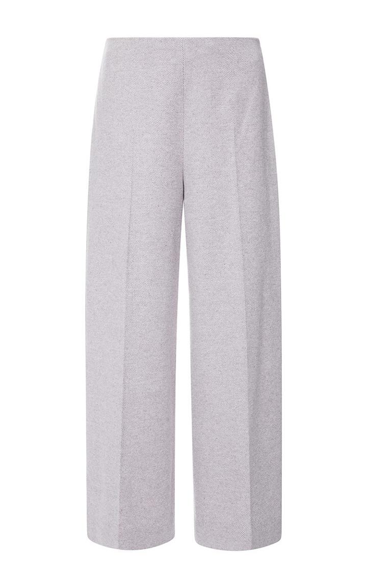 Carven Wide Leg Flannel Pant