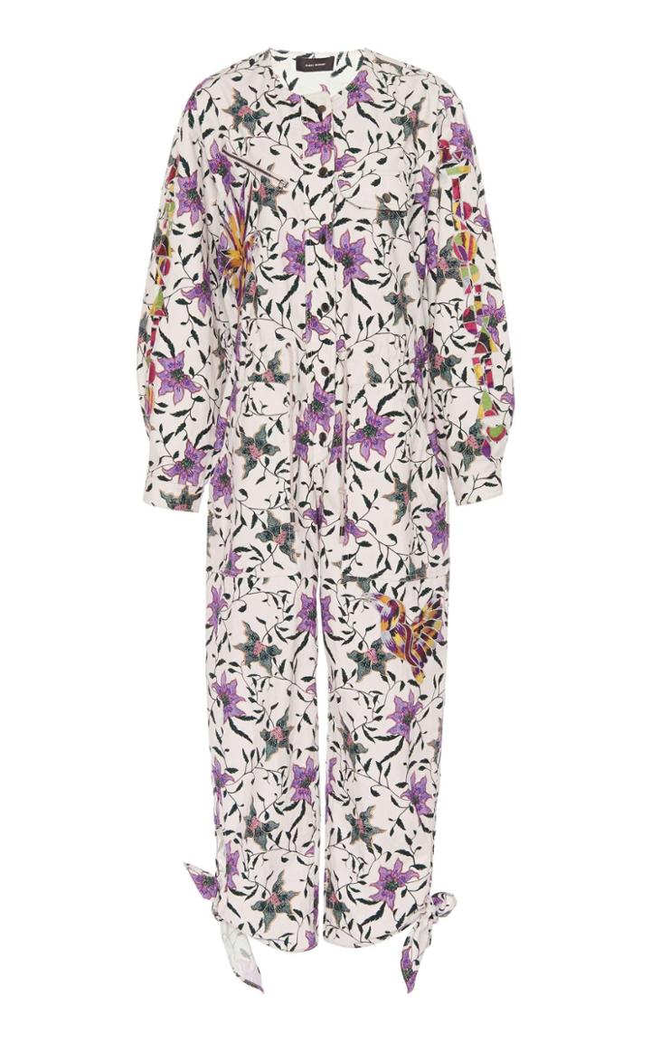 Moda Operandi Isabel Marant Gigi Jacquard-knit Cotton Jumpsuit Size: 32