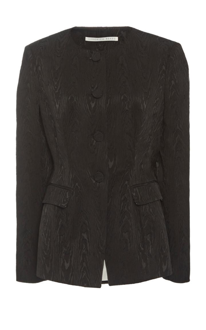 Moda Operandi Veronica Beard Eris Dickey Printed Peplum Jacket Size: 4