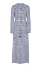 Brock Collection Palagano Wool-blend Plaid Coat