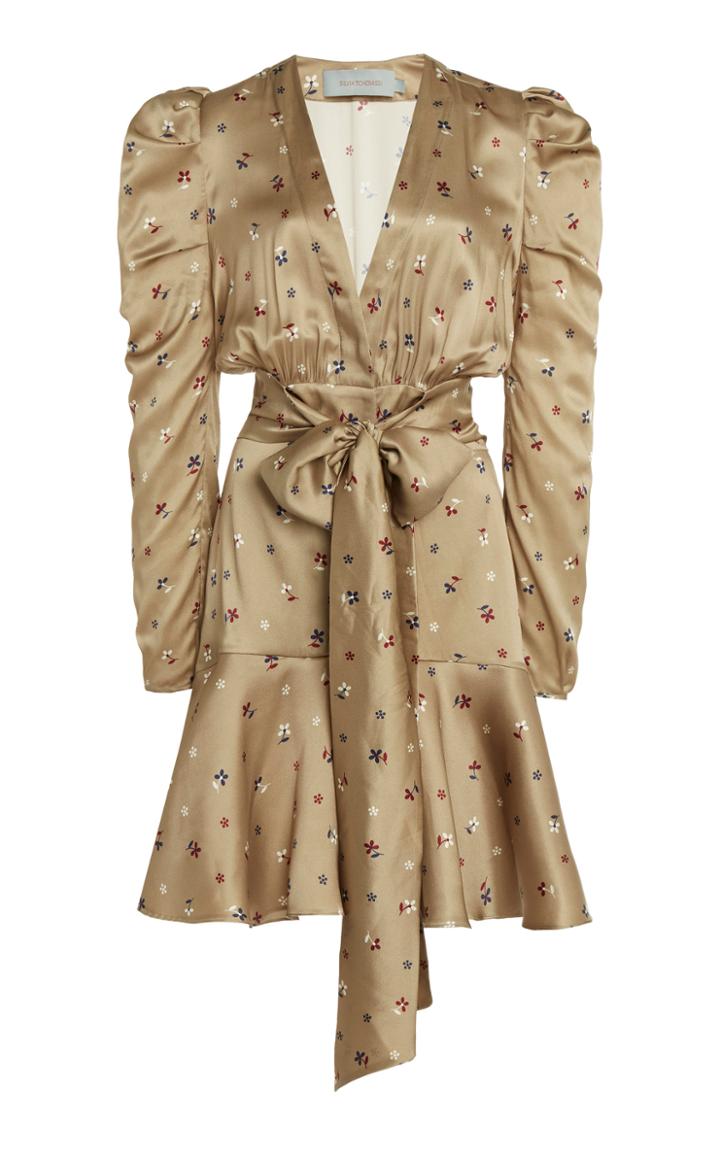 Moda Operandi Silvia Tcherassi Jane Belted Silk Dress