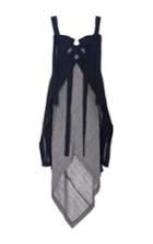 Kitx Rectangular Interaction Sleeveless Midi Dress