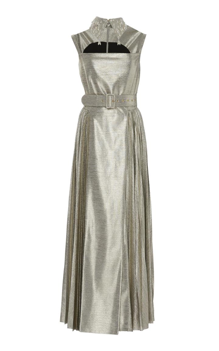 Emilia Wickstead Ingrid Metallic Dress