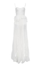 Maria Lucia Hohan Godiva Lurex Chiffon Dress