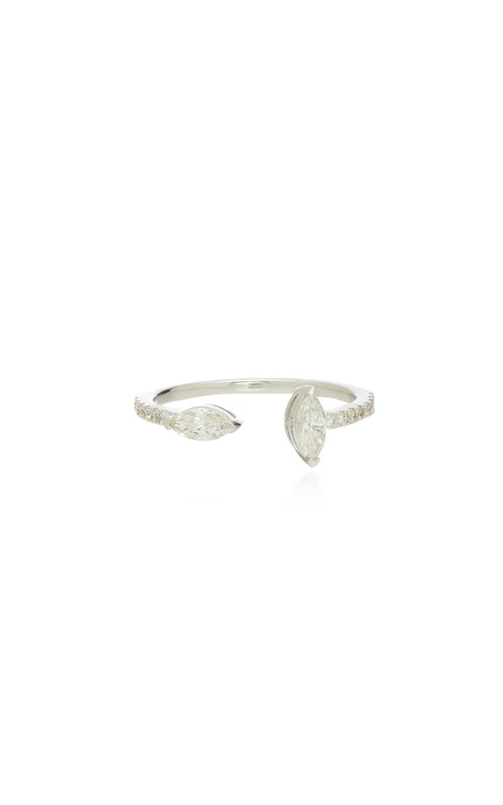 Graziela Navete Silver Diamond Ring