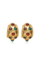Moda Operandi Ben-amun Gold-plated Multistone Hoops