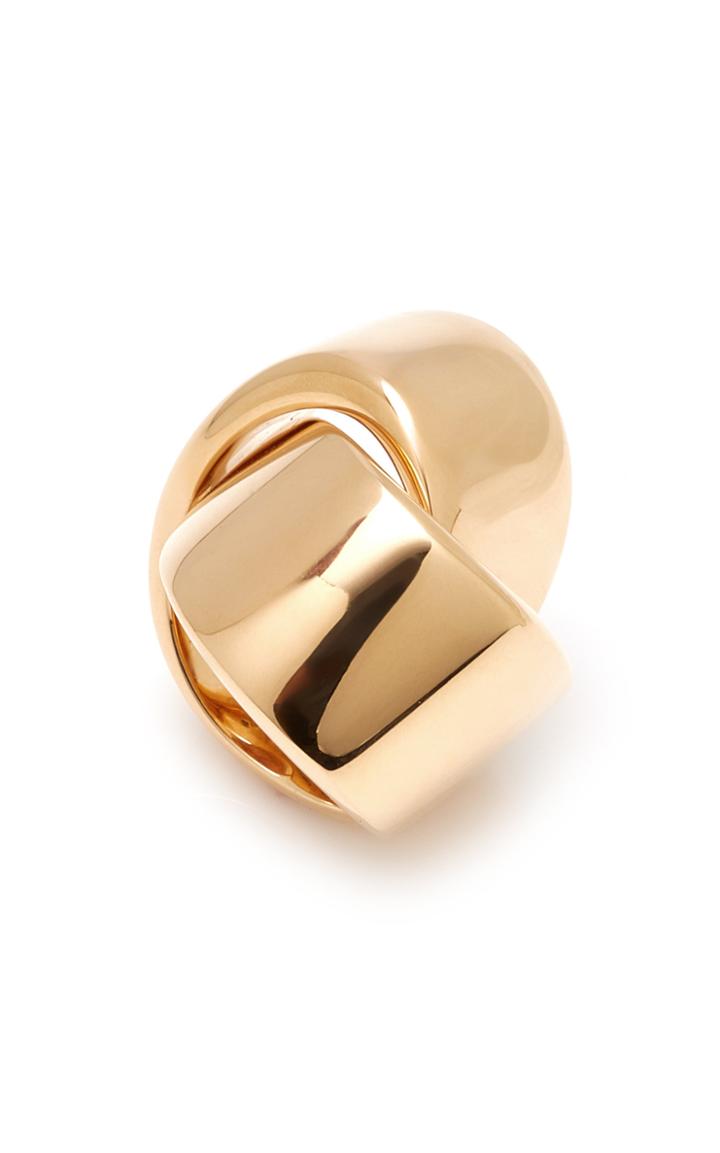 Moda Operandi Vhernier 18k Pink Gold Abbraccio Ring Size: 4.5
