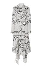 Ganni Silk-blend Satin Handkerchief Dress