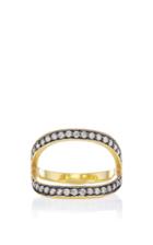 Ara Vartanian Gold Double Band Diamond Ring