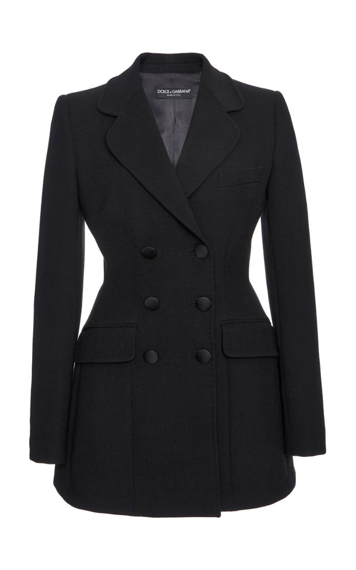 Moda Operandi Dolce & Gabbana Double-breasted Cady Blazer
