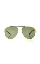 Stella Mccartney Sunglasses Falabella Gold-tone Aviator Sunglasses