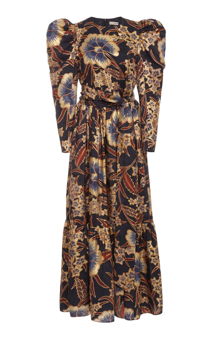 Ulla Johnson Audelia Silk Floral Dress