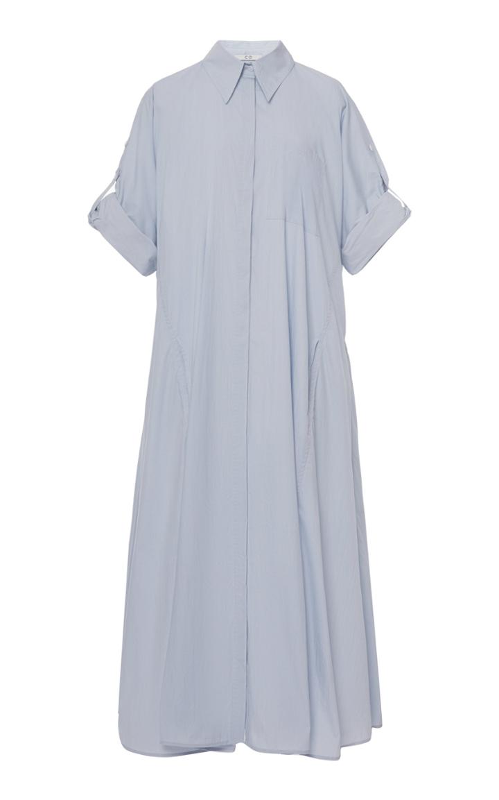 Moda Operandi Co Cotton-blend Poplin Shirt Dress Size: Xs