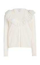 Moda Operandi Giambattista Valli Cashmere Silk V-neck Top