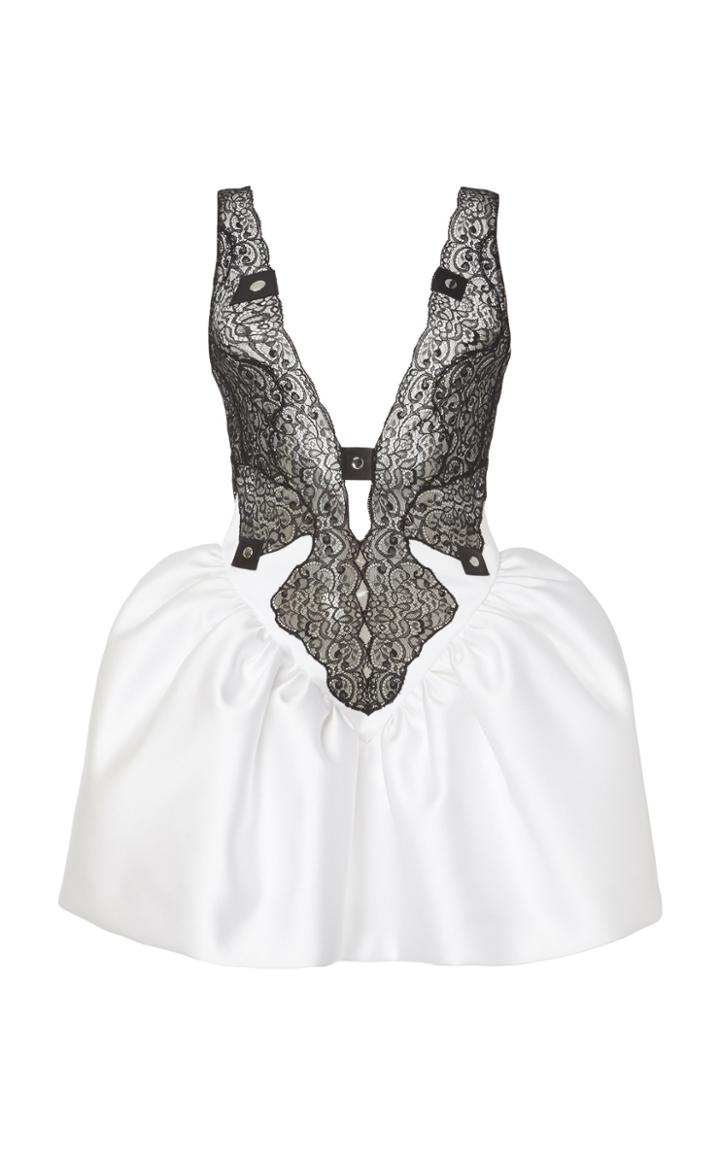 Christopher Kane Lace Bodice Cupcake Mini Dress