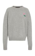 The Elder Statesman M'onogrammable Embroidered Simple Crewneck