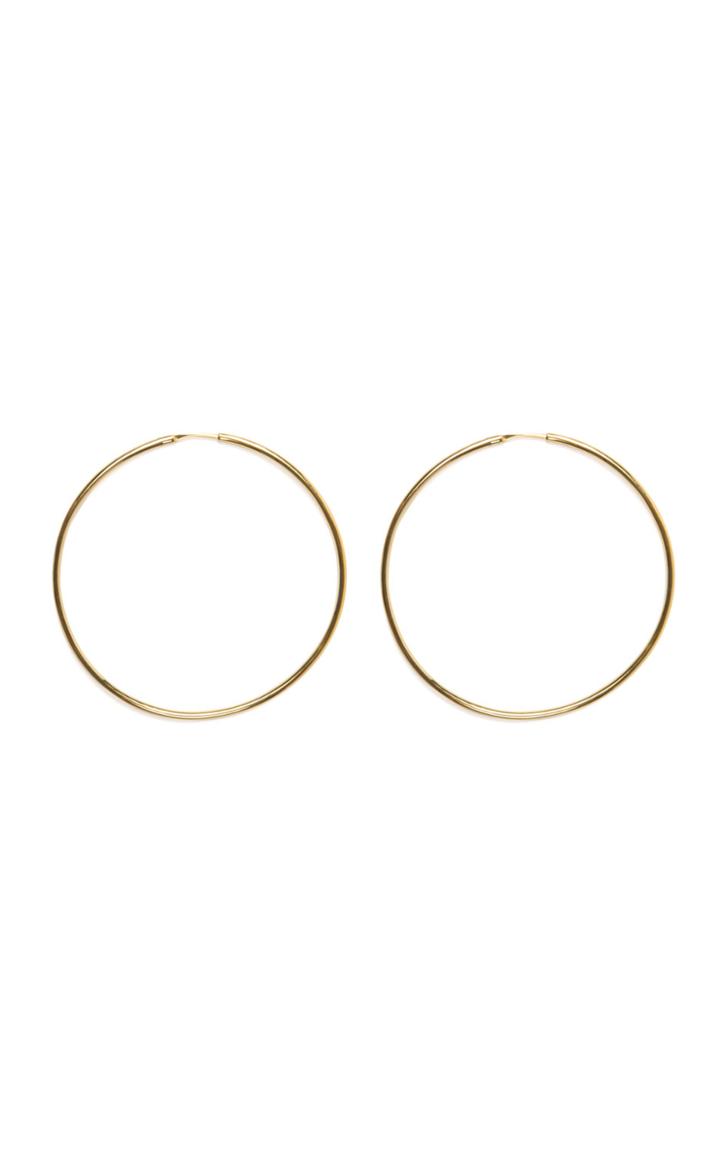 Moda Operandi Flash Jewellery Gold Extra Large Mondo Hoops